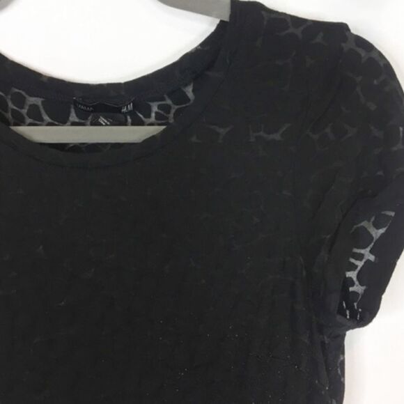 ✨5xHP✨H&M MAMA maternity top sheer leopard print✨ - Picture 3 of 7